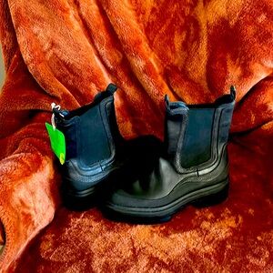 Sam Edelman Black Women's Lug Sole Ankle Boots